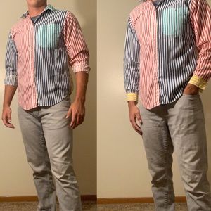 Vintage cabin creek button up